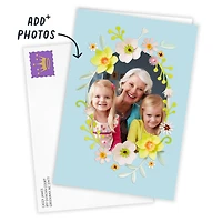 Floral Oval Frame Custom Easter Card for only USD 4.99 | Hallmark