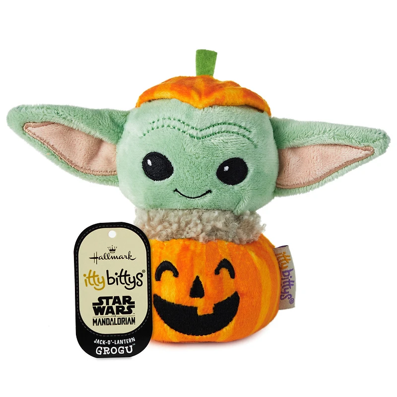 itty bittys® Star Wars: The Mandalorian™ Grogu™ Jack-o'-Lantern Plush for only USD 9.99 | Hallmark