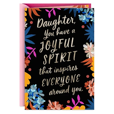 Blessed With Your Joyful Spirit Birthday Card for Daughter for only USD 2.99 | Hallmark