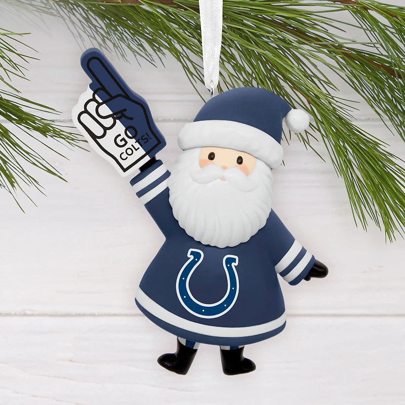 NFL Indianapolis Colts Santa Fan Hallmark Ornament for only USD 12.99 | Hallmark