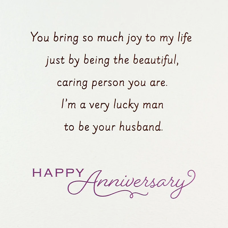 My Wonderful, Beautiful Wife Romantic Anniversary Card for only USD 7.59 | Hallmark