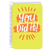 You Did It Congratulations Card for only USD 2.99 | Hallmark