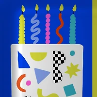 "Cake Yeah!" Modern Neon Dessert Plates, Pack of 8 for only USD 3.99 | Hallmark