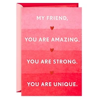 Amazing, Strong, Unique, Loved Friendship Card for only USD 3.59 | Hallmark