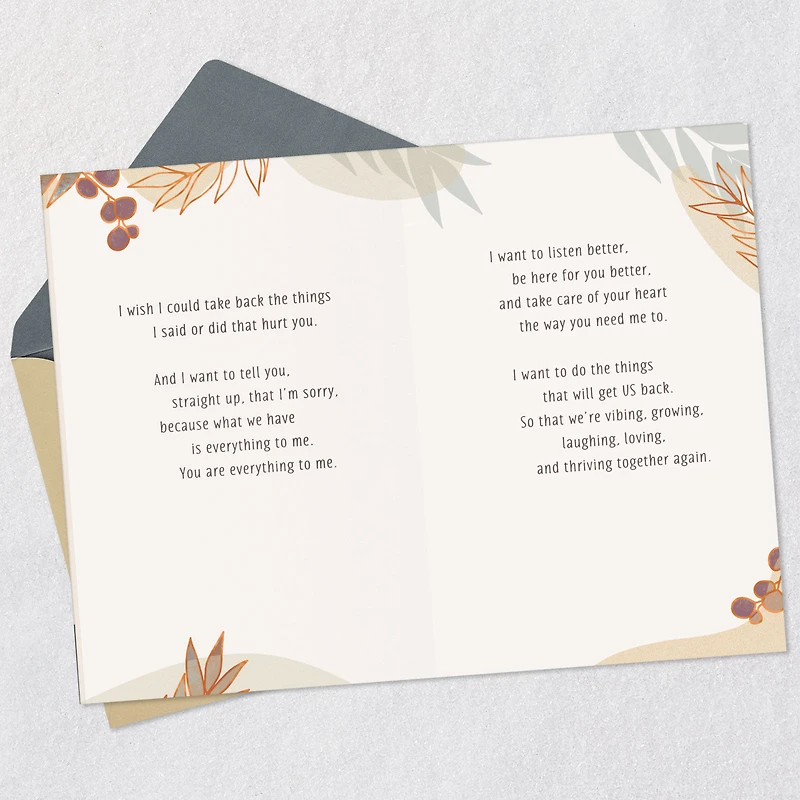I Want to Get Us Back to a Good Place Card for only USD 4.59 | Hallmark