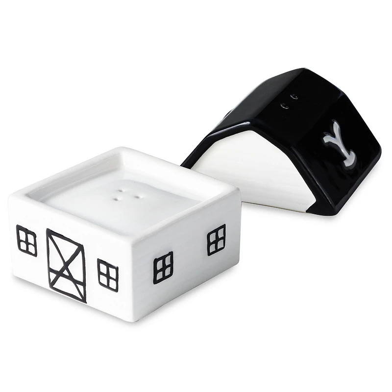 Yellowstone Dutton Ranch Barn Stacked Salt and Pepper Shaker Set for only USD 22.99 | Hallmark