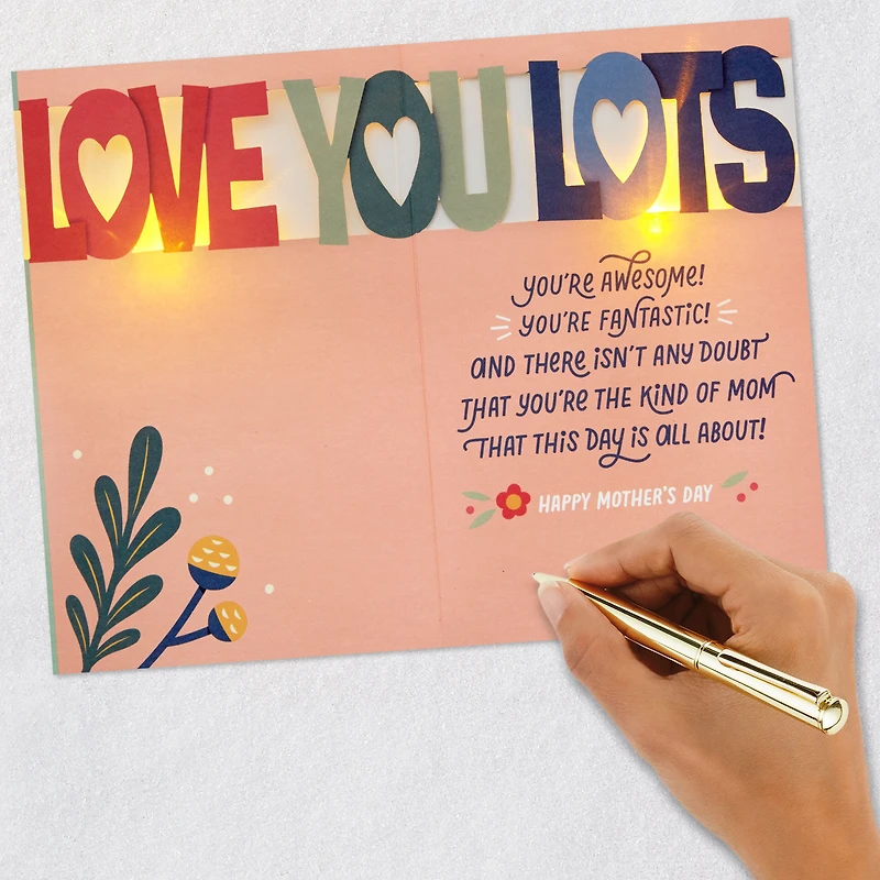 Mom, You're Amazing Musical Mother's Day Card for Mom With Light for only USD 9.99 | Hallmark