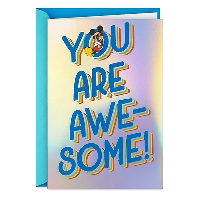 Disney Mickey Mouse You're Awesome Birthday Card for Kids With Stickers for only USD 5.99 | Hallmark