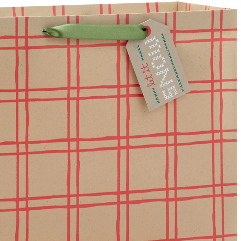 Holiday Kraft 8-Pack Assorted Horizontal Gift Bag Bundle With 8 Tags for only USD 15.99 | Hallmark