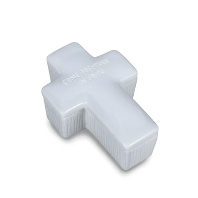 First Communion Cross-Shaped Lidded Trinket Dish for only USD 29.99 | Hallmark