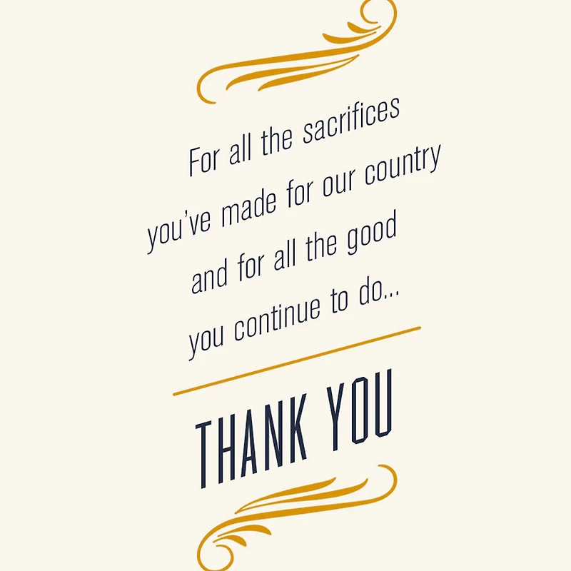 America Is Strong Because of You Veterans Day Card for Her for only USD 2.99 | Hallmark