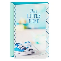 Tiny Blue Sneakers New Baby Boy Card for only USD 3.99 | Hallmark