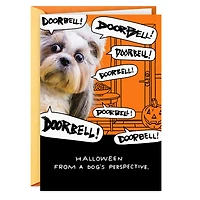 Dog and Doorbell Frenzy Funny Halloween Card for only USD 3.69 | Hallmark