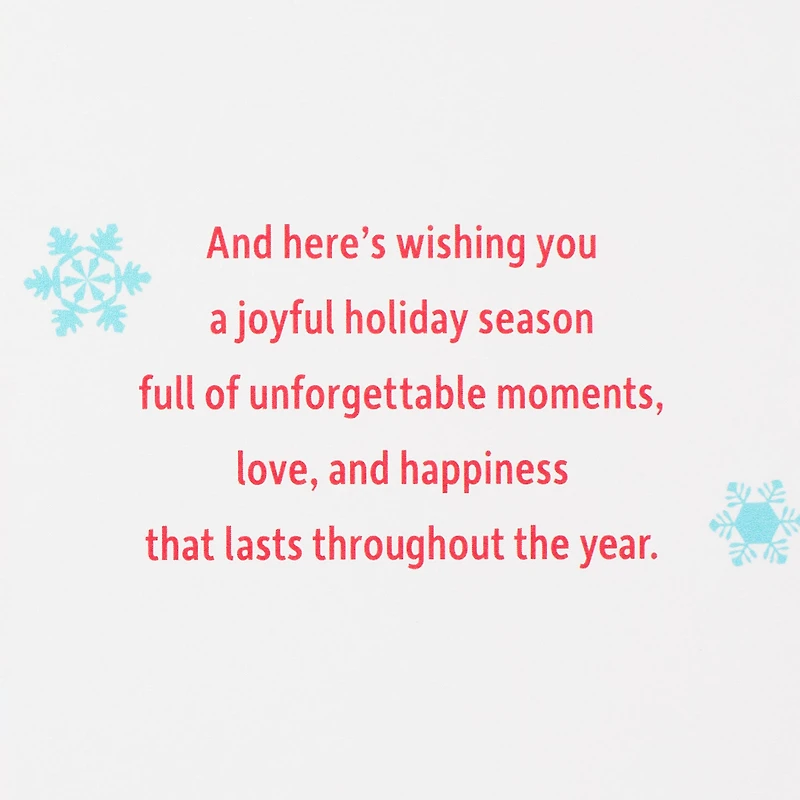 Joy, Love and Happiness Christmas Card for Brother and Sister-in-Law for only USD 4.59 | Hallmark