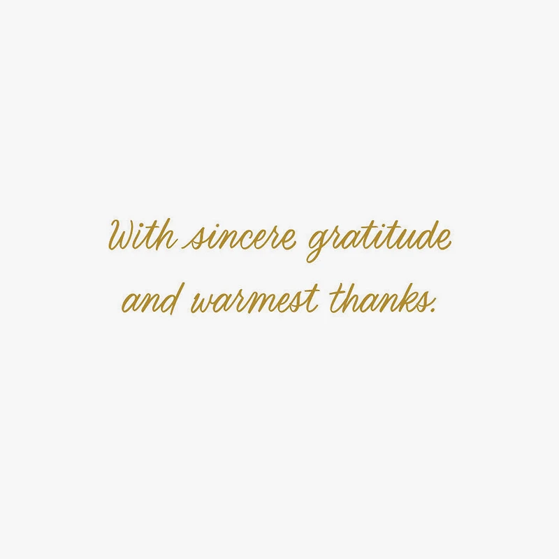A Little Note of Sincere Gratitude Thank You Card for only USD 2.99 | Hallmark