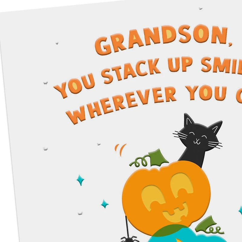 You Stack Up Smiles Halloween Card for Grandson for only USD 2.99 | Hallmark