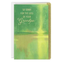 Wisdom, Memories and Love Sympathy Card for Loss of Grandpa for only USD 4.59 | Hallmark