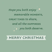 Memorable Moments and Time to Share Christmas Card for Grandson and "Granddaughter" for only USD 3.99 | Hallmark
