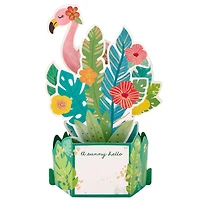 Sunny Hello Flamingo 3D Pop-Up Hello Card for only USD 5.99 | Hallmark