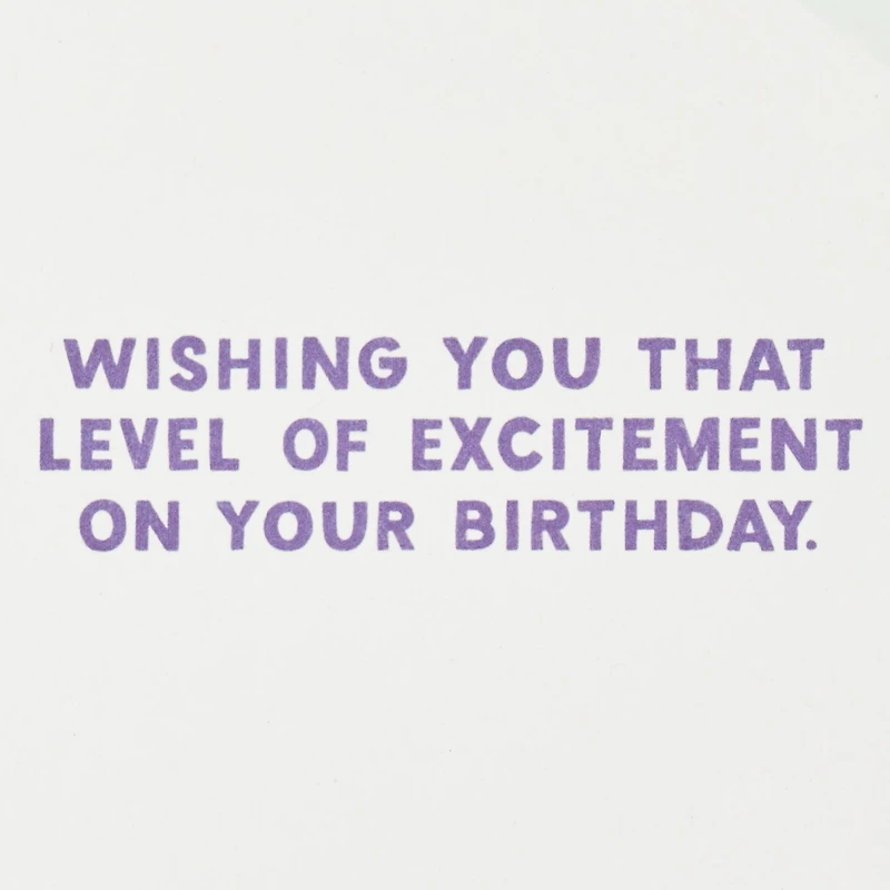 That Level of Excitement Funny Birthday Card for only USD 4.49 | Hallmark