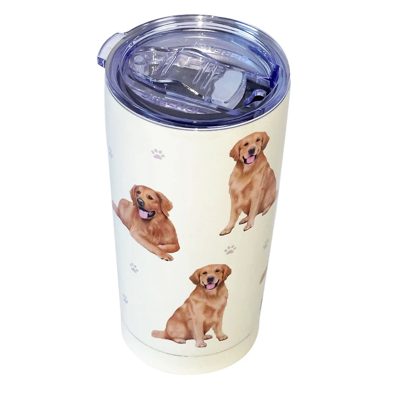E&S Pets Golden Retriever Stainless Steel Tumbler, 20 oz. for only USD 24.99 | Hallmark