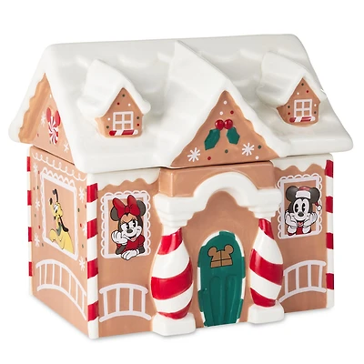 Disney Mickey Mouse and Friends Gingerbread House Cookie Jar With Music for only USD 89.99 | Hallmark