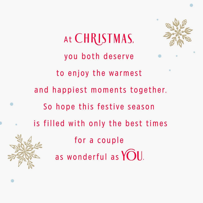 Warm and Happy Moments Christmas Card for Daughter and Son-in-Law for only USD 3.99 | Hallmark