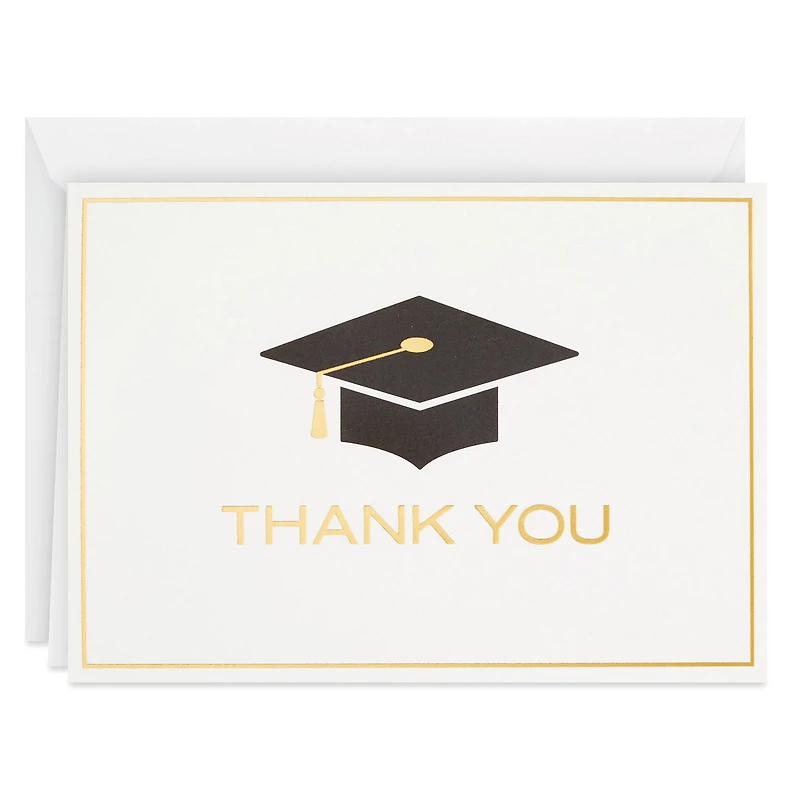 Mortarboard Blank Graduation Thank-You Notes, Pack of 40 for only USD 11.99 | Hallmark