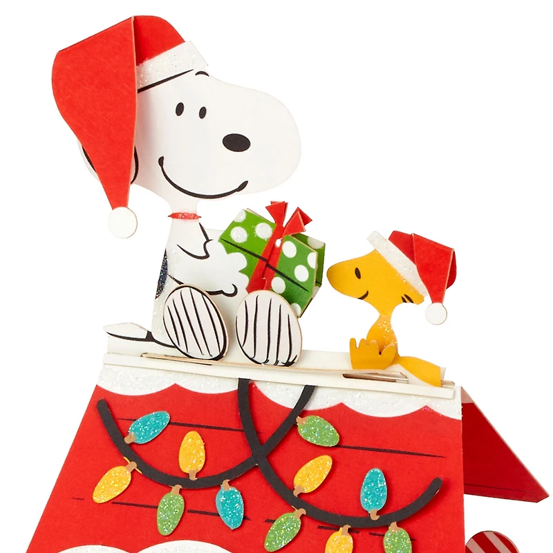 Peanuts® Snoopy Joy to the World 3D Pop-Up Christmas Card for only USD 14.99 | Hallmark
