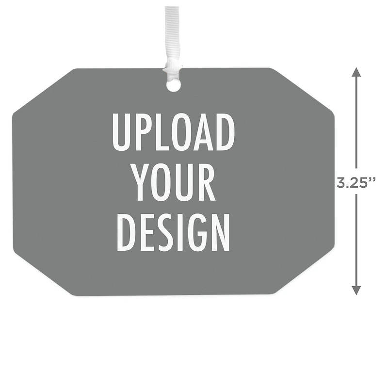 Design-Your-Own Horizontal Rectangle Metal Personalized Ornament, Custom Photo for only USD 17.99 | Hallmark