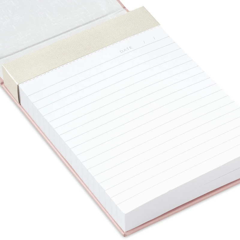 Pink and Gold Honeycomb Faux Leather Large List Pad for only USD 19.99 | Hallmark