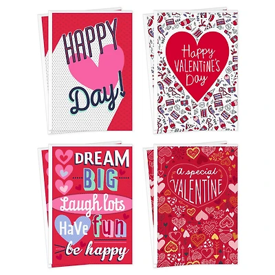 Food Icons and Heart Doodles Assorted Valentine's Day Cards for Kids, Pack of 8 for only USD 7.99 | Hallmark