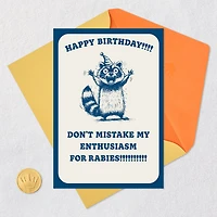 Enthusiasm Not Rabies Funny Blank Birthday Card for only USD 3.99 | Hallmark
