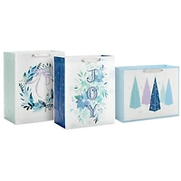 13" Winter Watercolors 3-Pack Assorted Large Holiday Gift Bag Bundle for only USD 9.99 | Hallmark