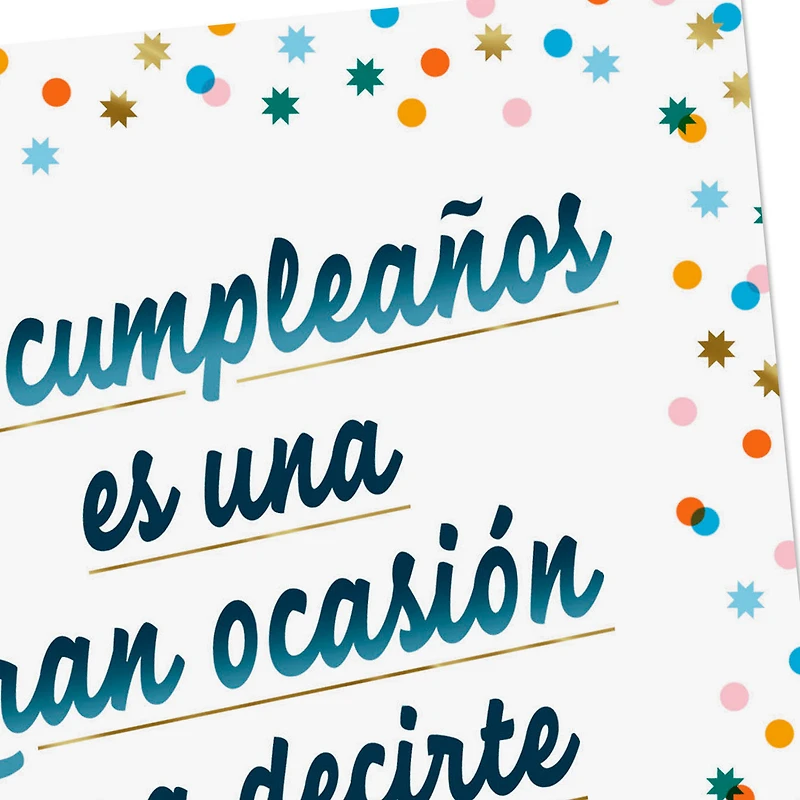You're Worth Celebrating Spanish-Language Birthday Card for only USD 3.99 | Hallmark