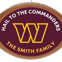 NFL Washington Commanders Football Personalized Ornament, Custom Text for only USD 30.99 | Hallmark