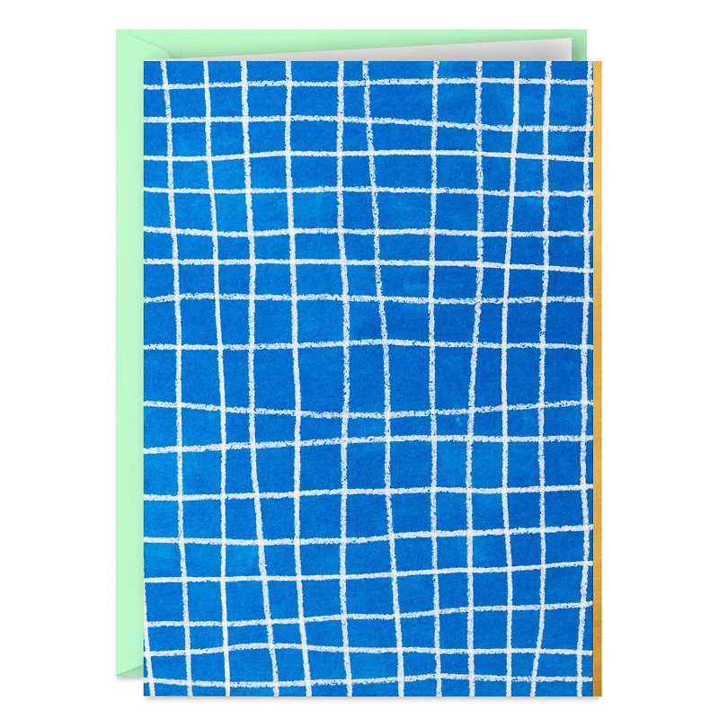 Blue Windowpane Blank Note Cards, Pack of 5 for only USD 5.00 | Hallmark
