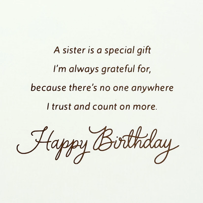I Always Turn to You Birthday Card for Sister for only USD 6.59 | Hallmark