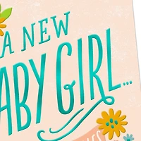 Full of Giggles New Baby Girl Card for only USD 3.99 | Hallmark