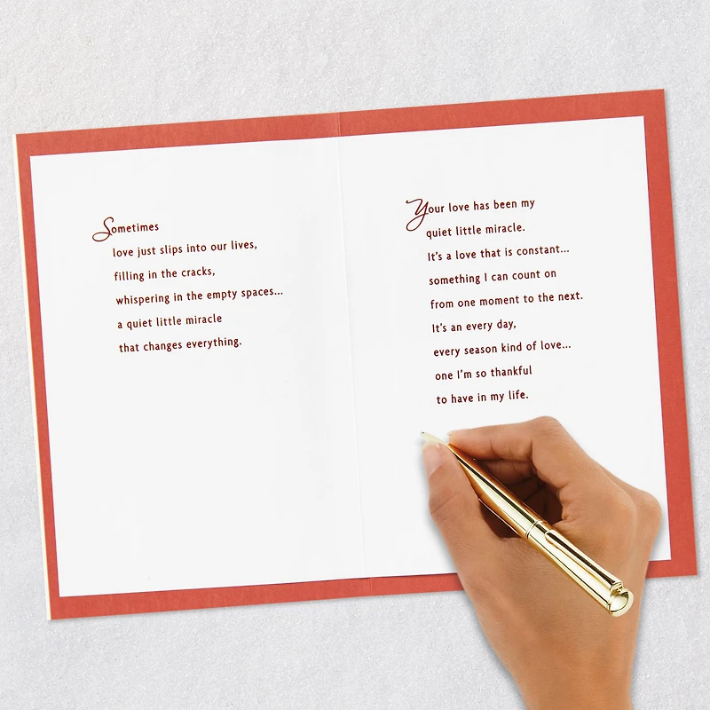 So Thankful for Your Love Romantic Christmas Card for only USD 7.59 | Hallmark