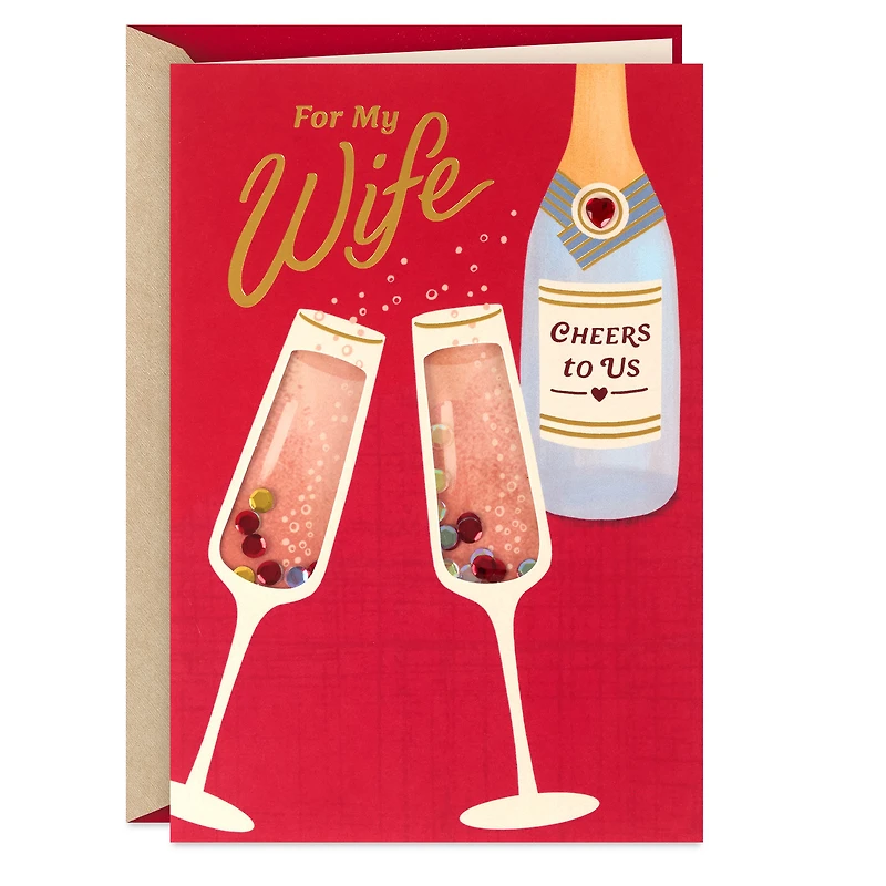 Our Love Keeps Sparkling Year After Year Valentine's Day Card for Wife for only USD 7.59 | Hallmark