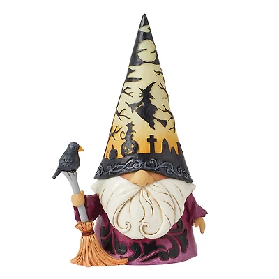 Jim Shore Wizard Gnome Halloween Light-Up Figurine, 7.87" H for only USD 52.99 | Hallmark
