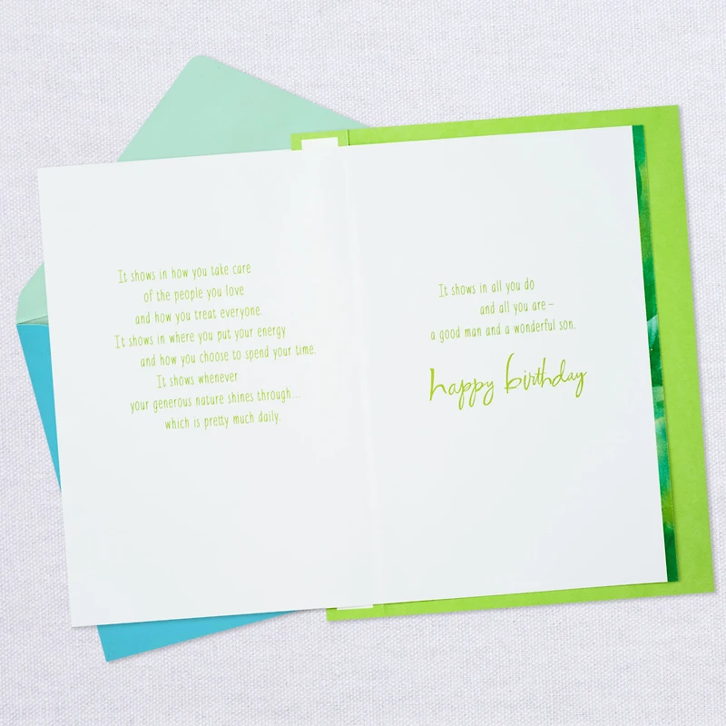 You're a Good Man Birthday Card for Son for only USD 6.99 | Hallmark