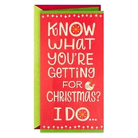 I Know What You're Getting Pop-Up Money Holder Christmas Card for only USD 4.99 | Hallmark