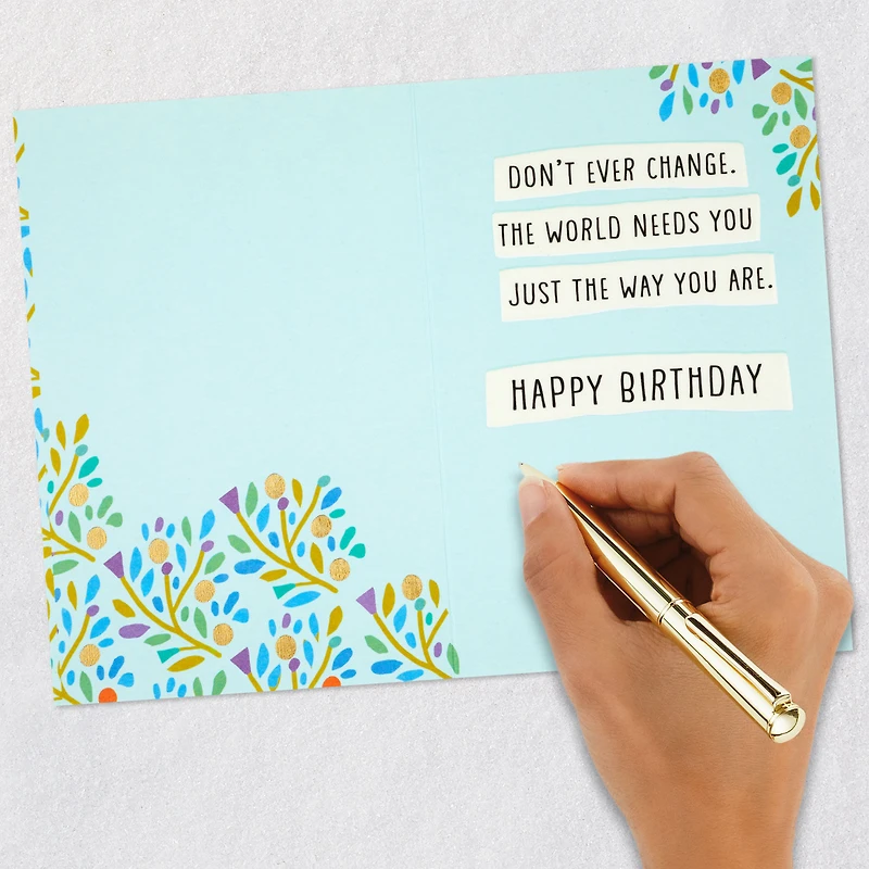 Don't Ever Change Birthday Card for Niece for only USD 5.59 | Hallmark