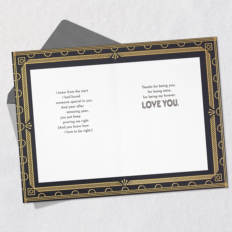 Best Man I Know Art Deco Romantic Birthday Card for Husband for only USD 5.99 | Hallmark