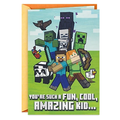 Minecraft You're Such a Cool Kid Pop-Up Birthday Card for only USD 5.99 | Hallmark