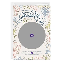 Hand-Drawn Flowers Custom Graduation Card for Her for only USD 4.99 | Hallmark