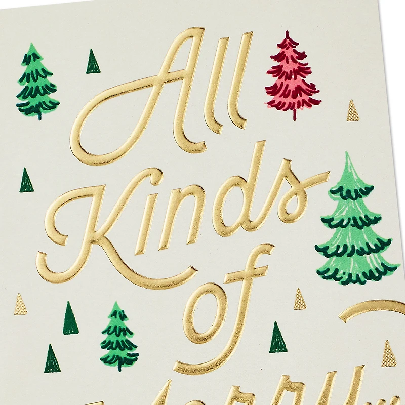 All Kinds of Merry Money Holder Christmas Card for only USD 4.99 | Hallmark