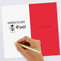 Whatever You Want Money Holder Christmas Card for only USD 2.00 | Hallmark